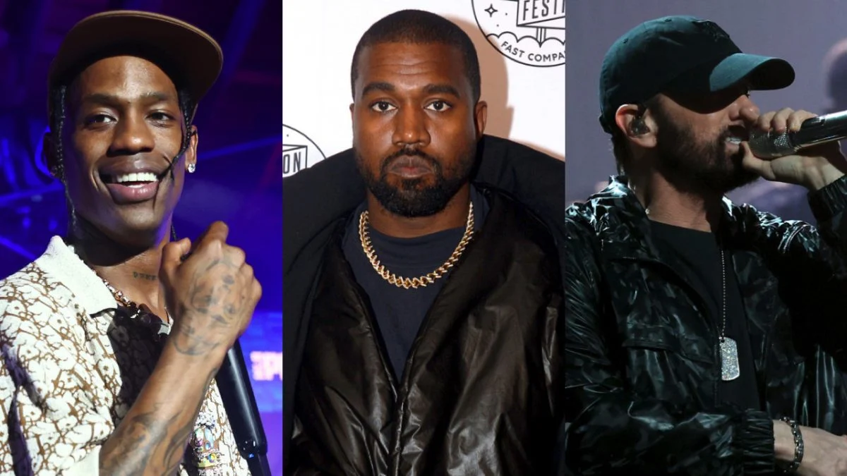 Travis Scott Eclipses Kanye West, Closes In On Eminem On Most Streamed Rappers List