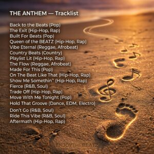 EnjoyTheBEATZ - The Anthem tracklist